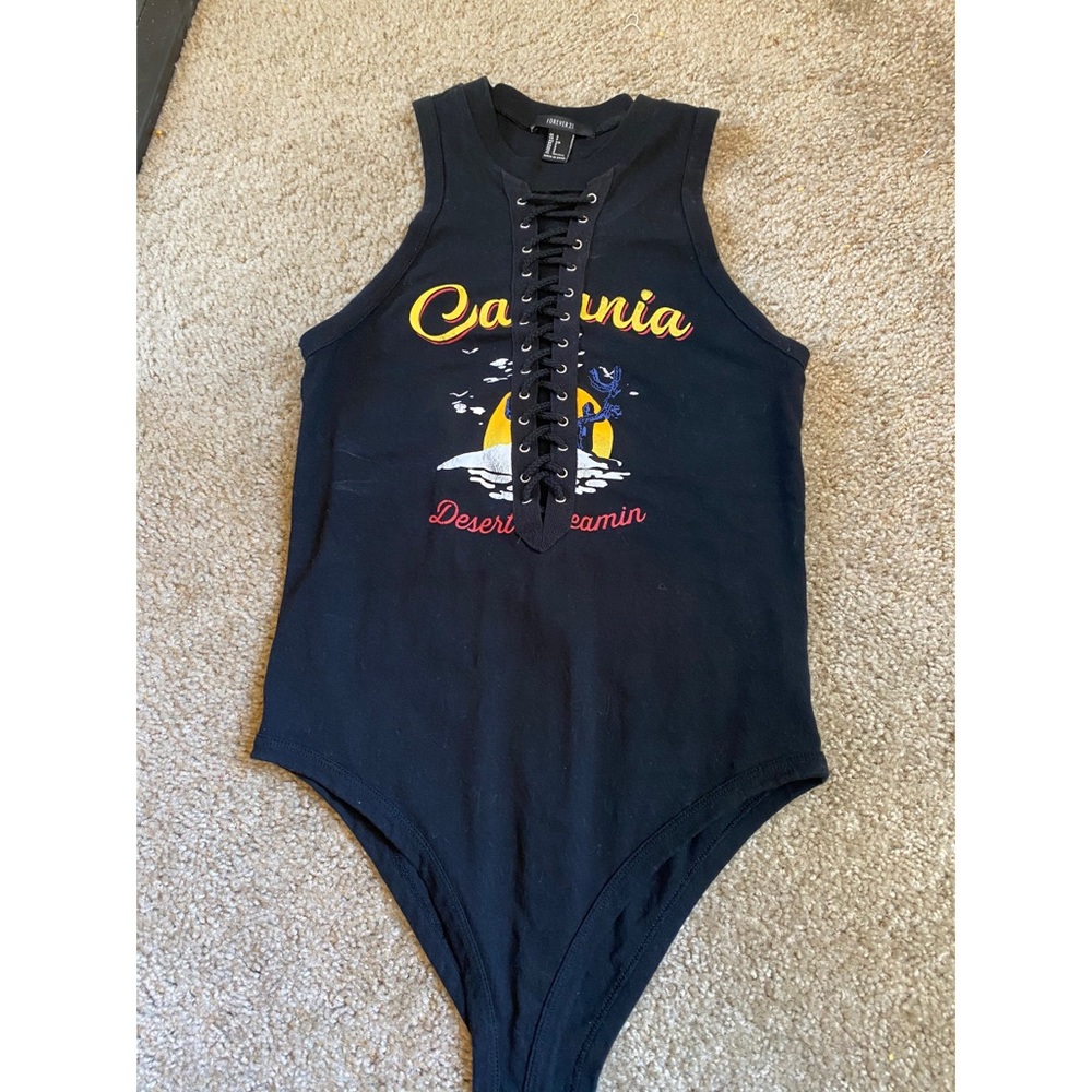 Forever 21 Black Bodysuit